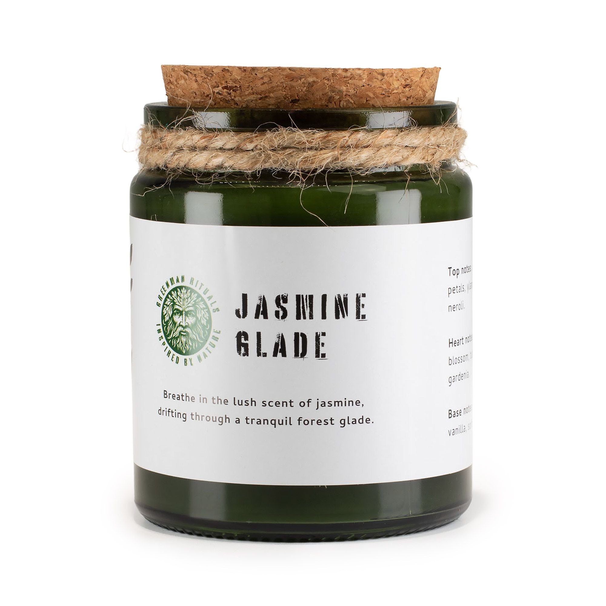 Candle jar labeled &