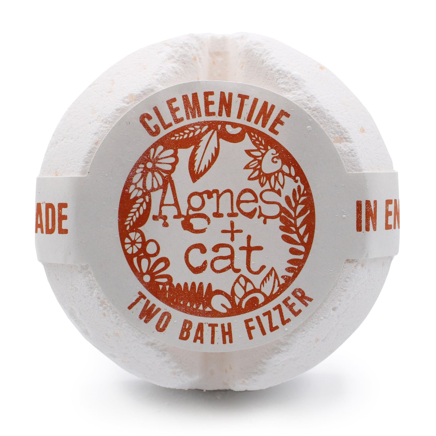 Bath bomb with &