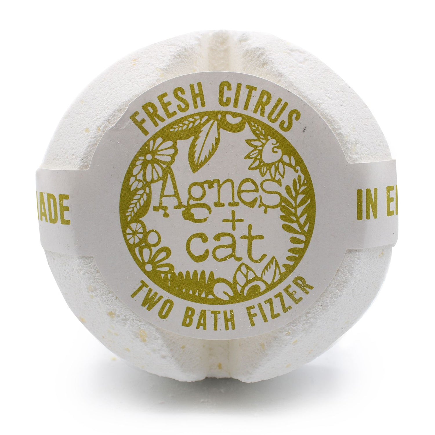 Bath bomb with &