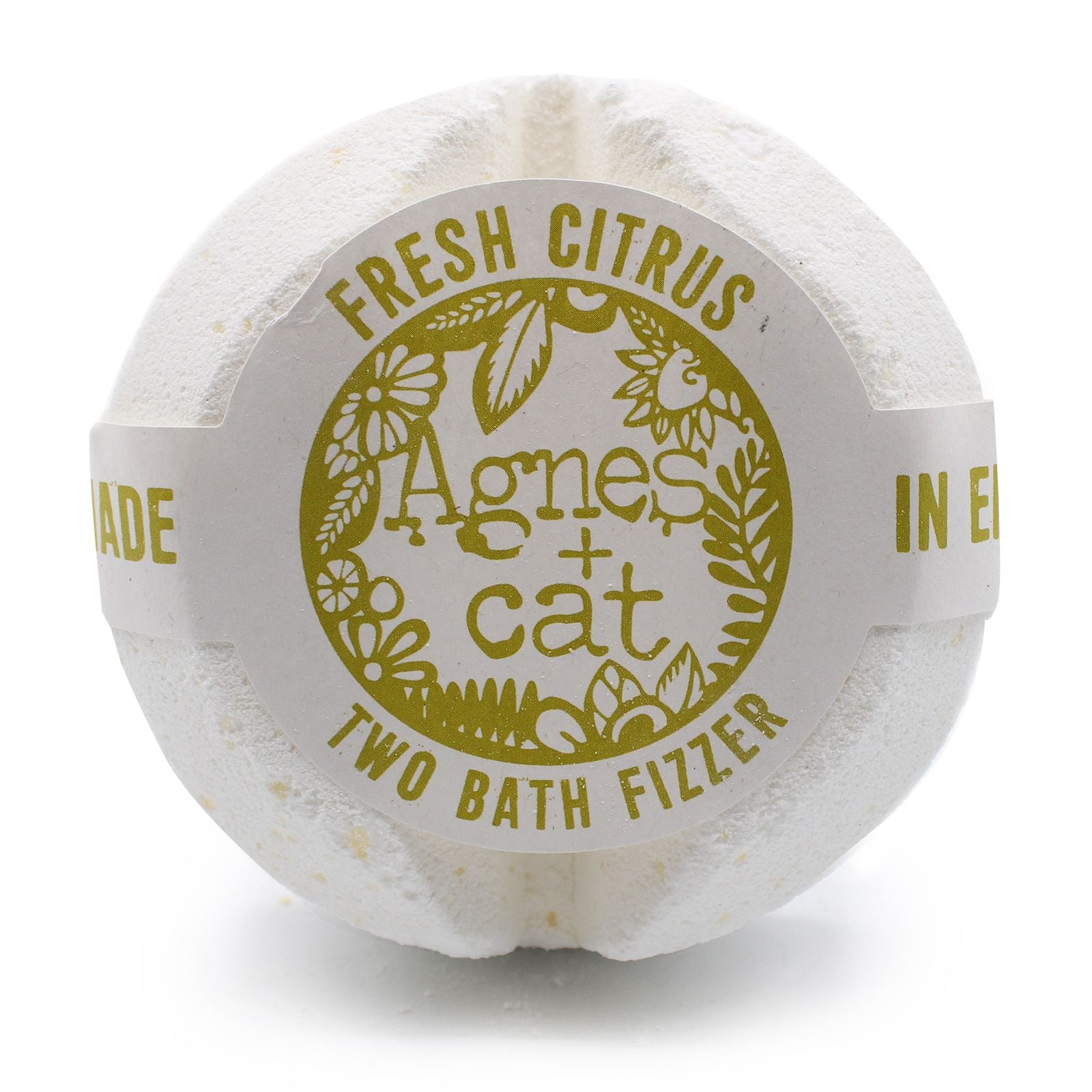 Bath bomb with &