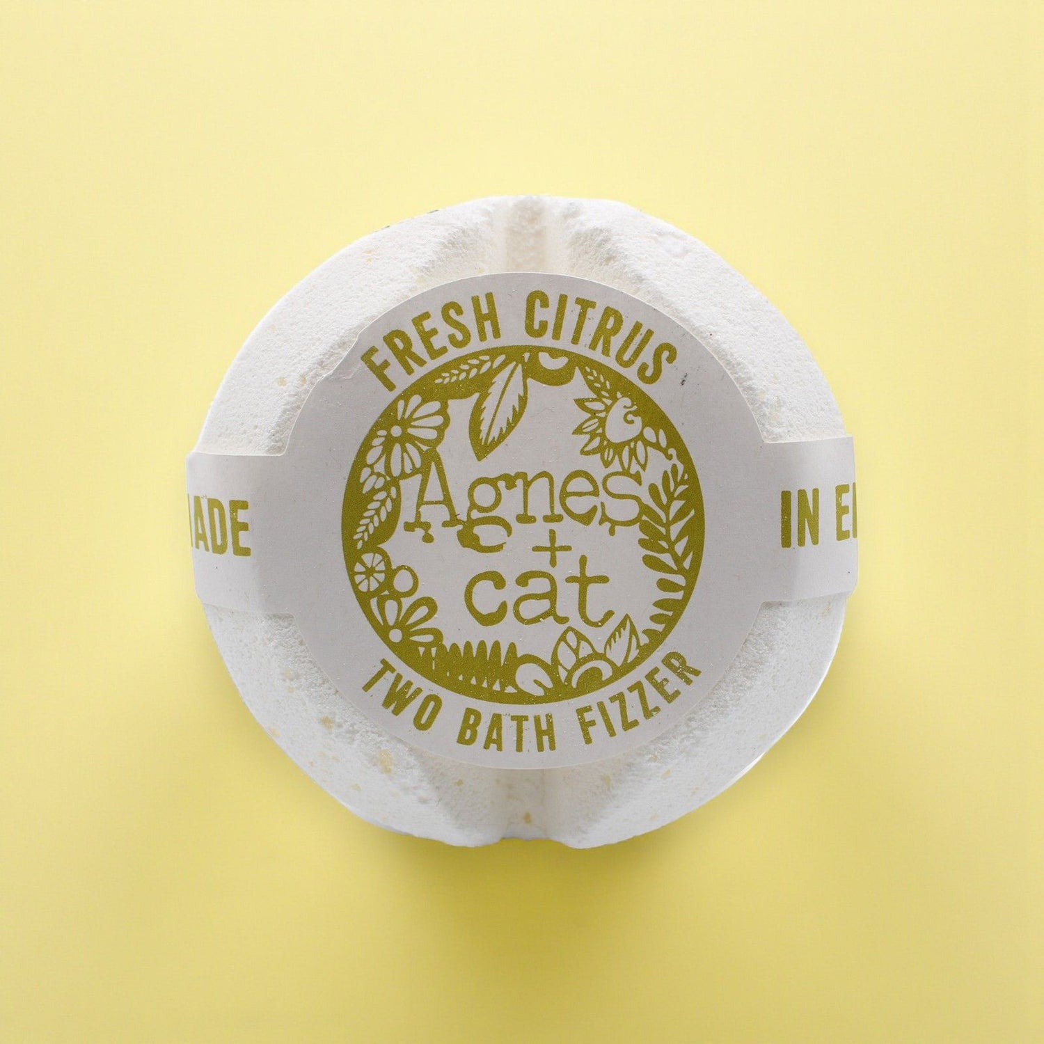 Round bath fizzer with &