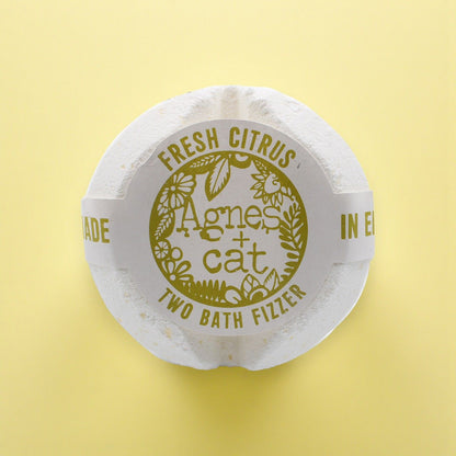 Round bath fizzer with &