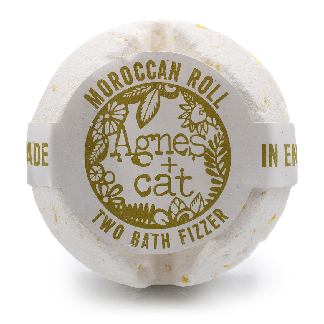 Bath bomb with &