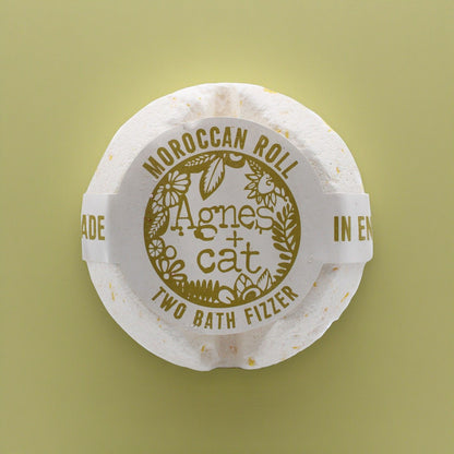 Bath fizzer packaging with &