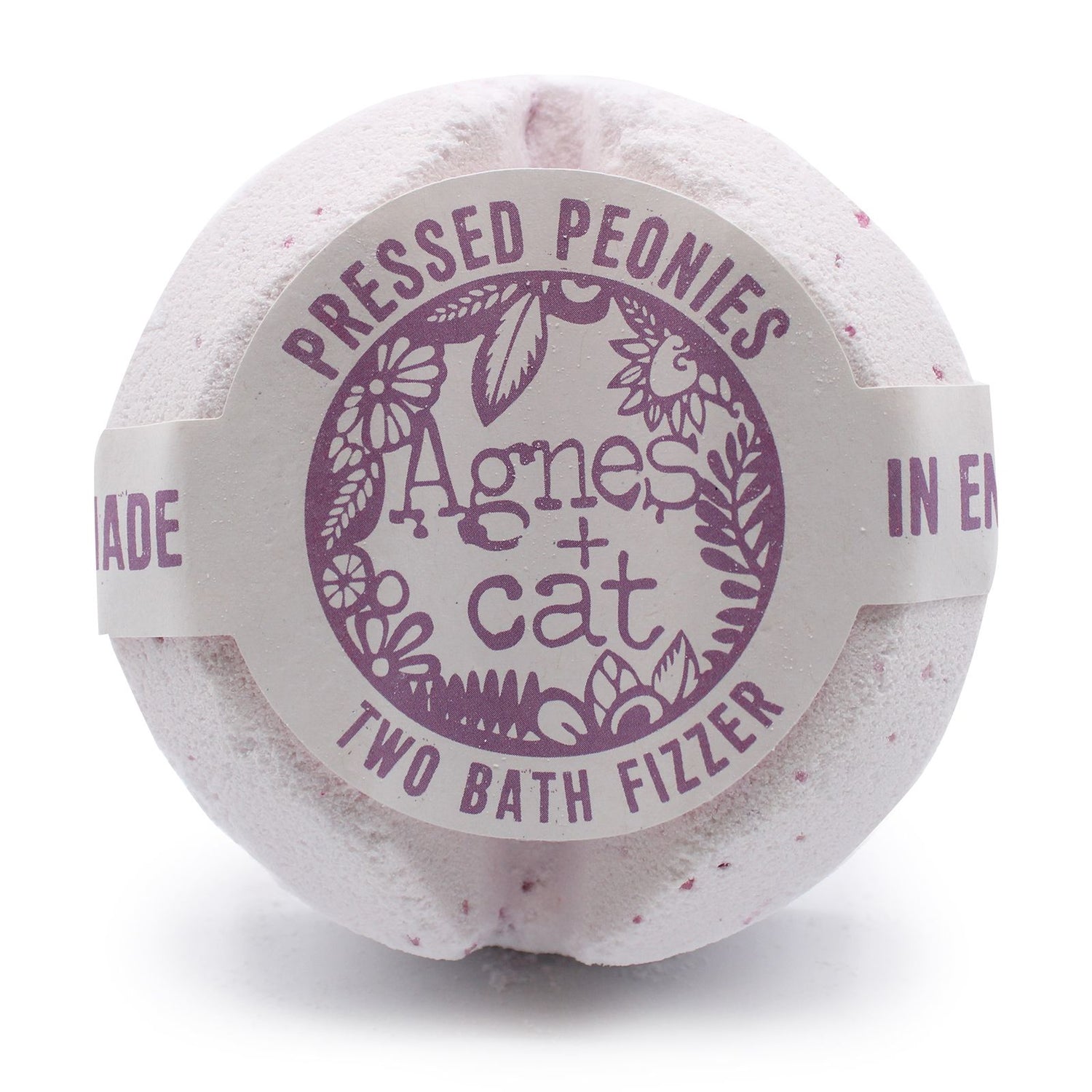 Bath bomb with &