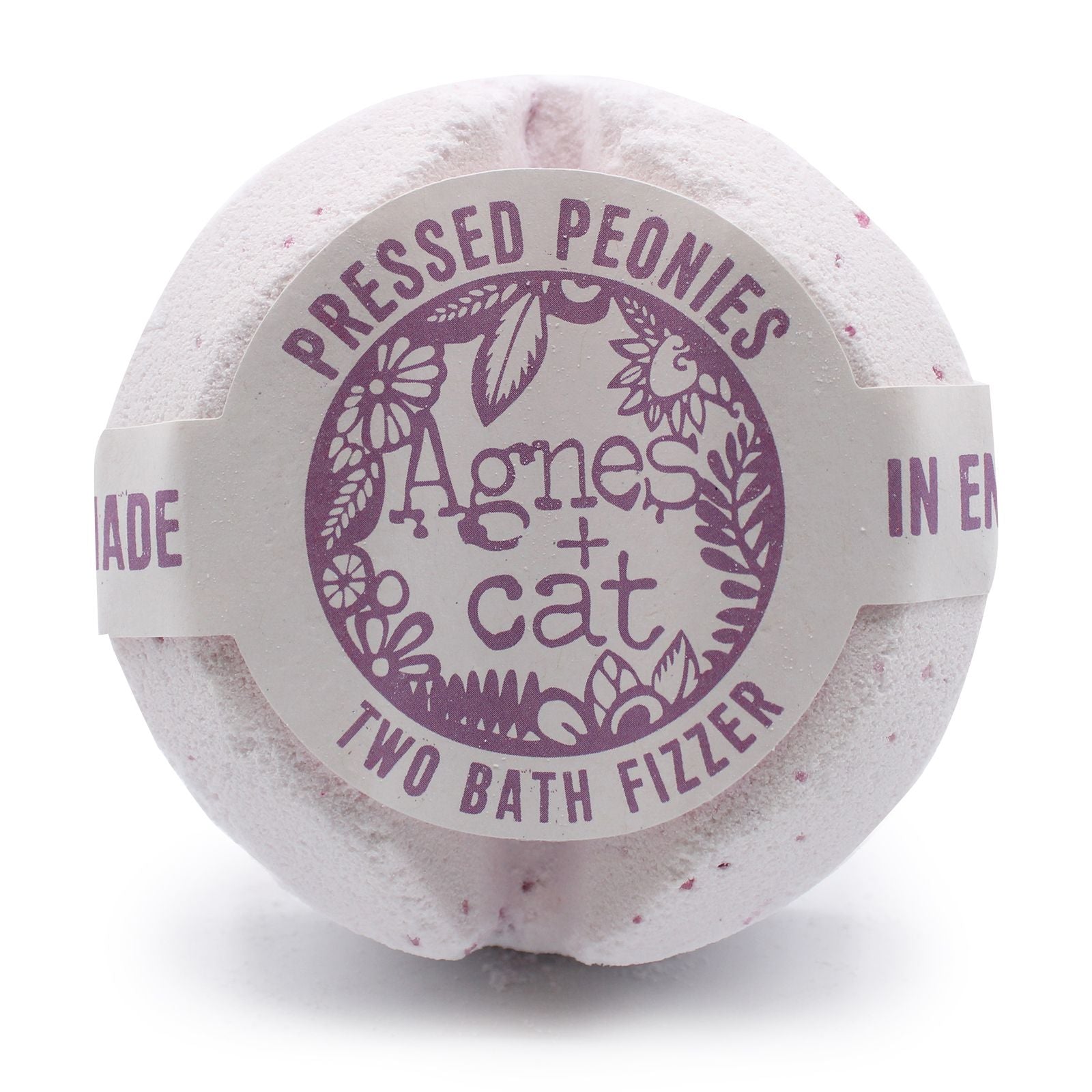 Bath bomb with &