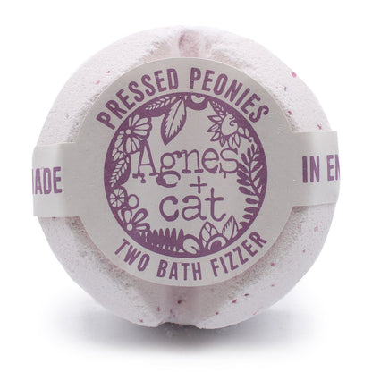 Bath bomb with &