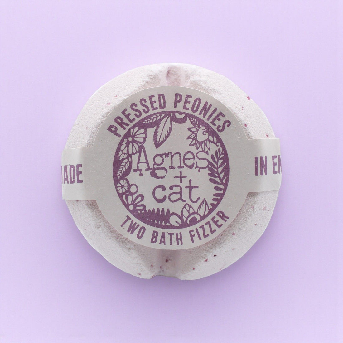 Bath fizzer packaging with &