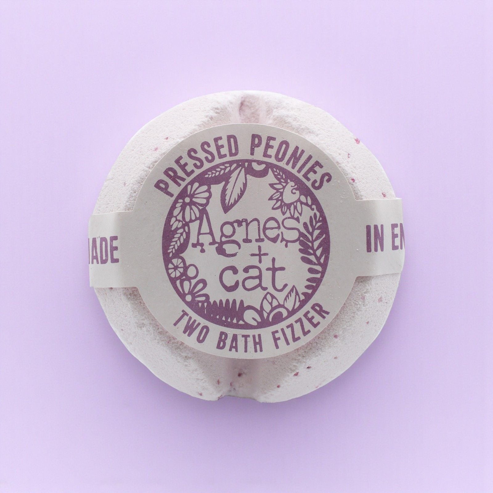 Bath fizzer packaging with &