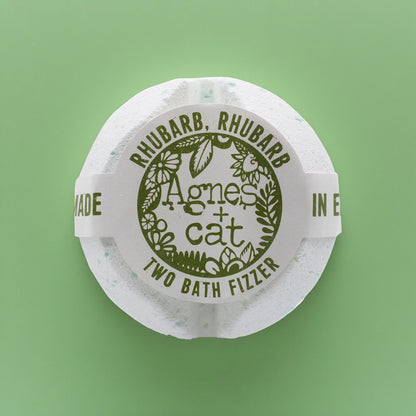 Round bath fizzer packaging with &