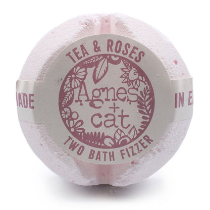 Bath bomb with &