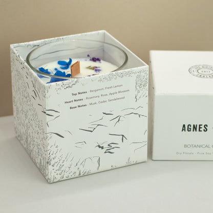 Candle in a decorative box with &