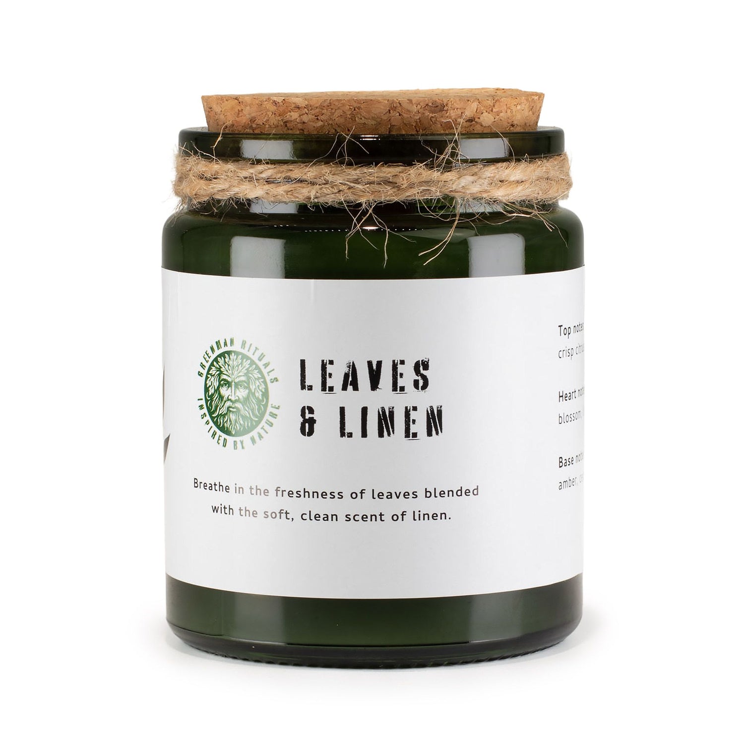 Candle jar labeled &