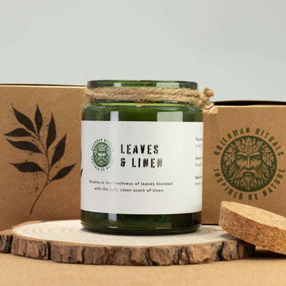 Green candle labeled &