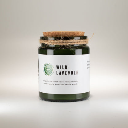Candle jar labeled &
