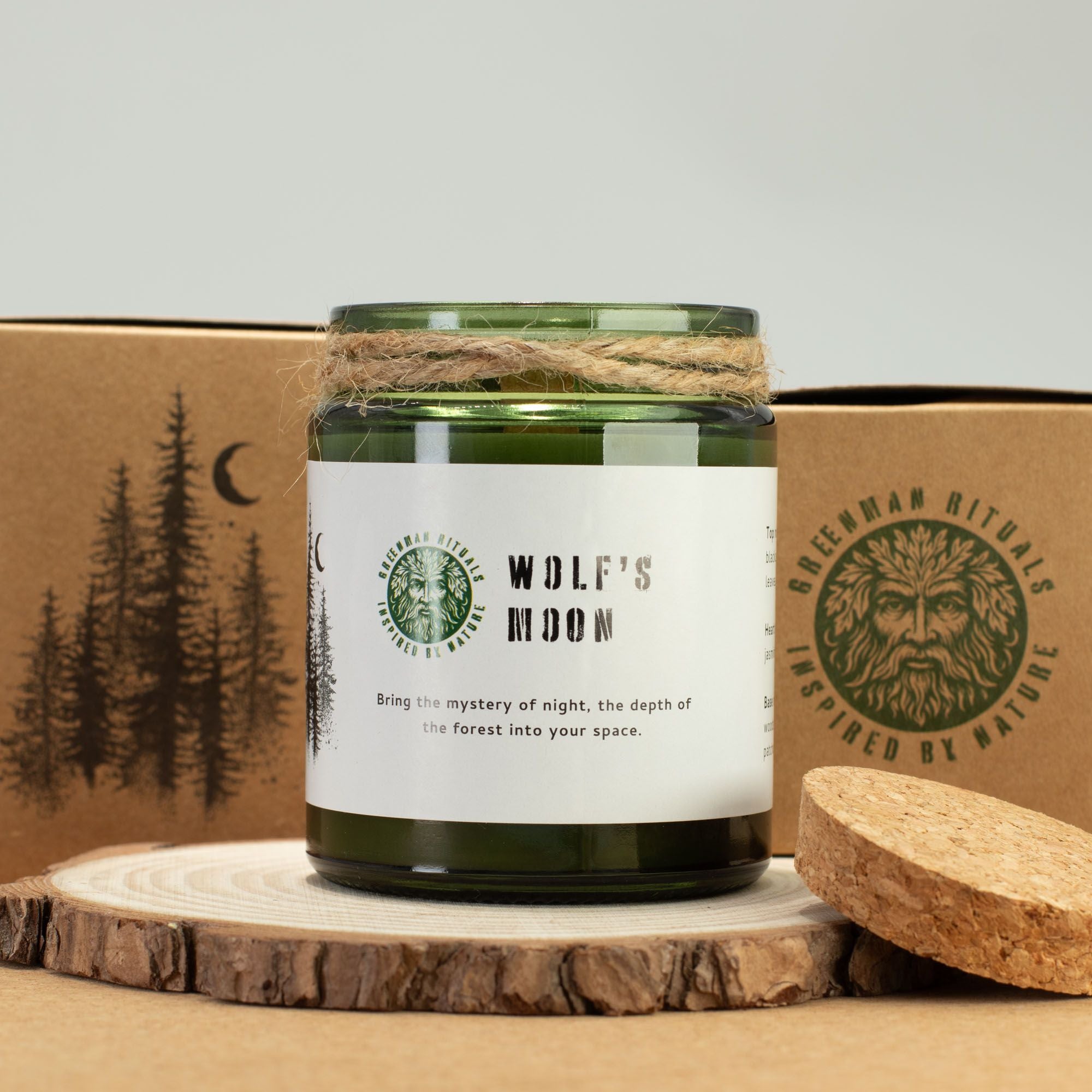 Green candle labeled &