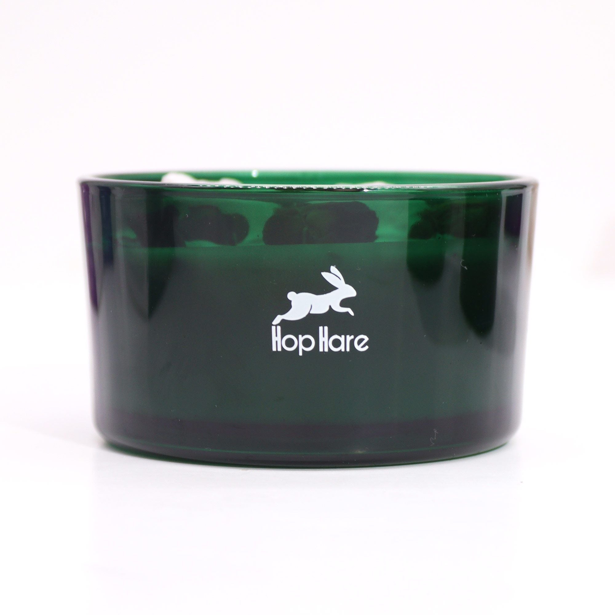Green candle holder with &