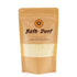 Bath Dust packaging with vanilla fragrance on a white background